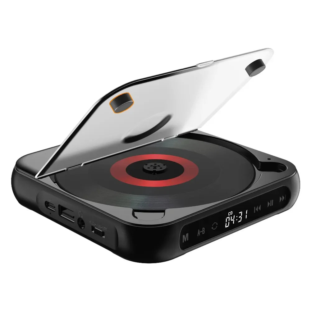 Bluetooth-Compatible CD Player LCD Screen Car CD Player