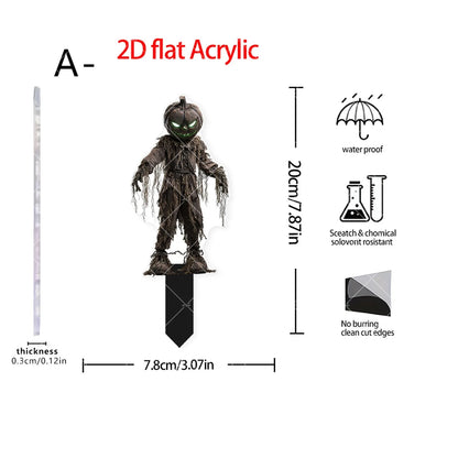 Halloween Scary Yard Decoration, Scarecrow Decor Horror