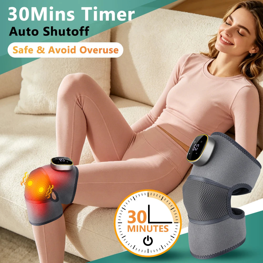 Rechargeable Knee Massager 3 Gear Vibration Massage