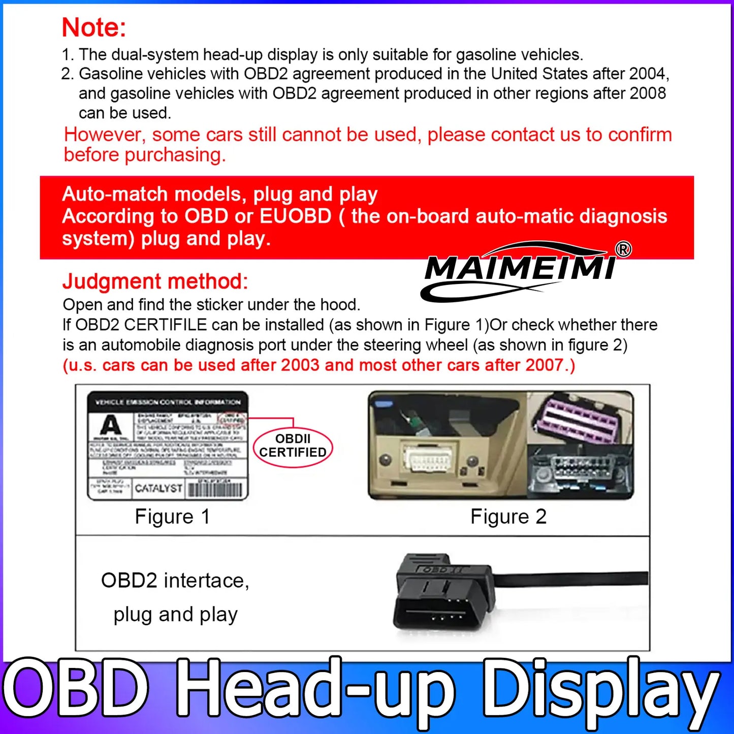 Gauge Display Car Head Up LCD Car Digital Odometer