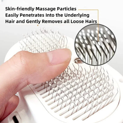 Pet Spray Grooming Comb Steamy Floating Hair Removal