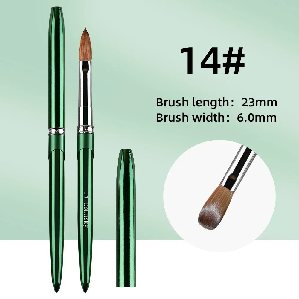 New High Quality Kolinsky Acrylic Nail Brush Nail Tool