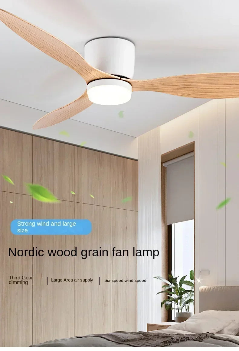 Modern LED Ceiling Fan Lights, Low Floor Decorative Lights