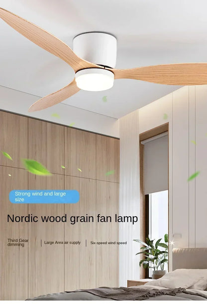 Modern LED Ceiling Fan Lights, Low Floor Decorative Lights