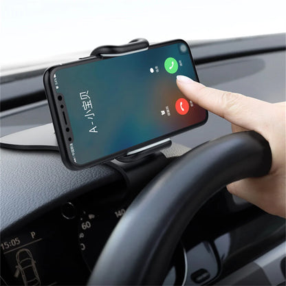 Universal Car Phone Holder Stand Dashboard Car Clip Mount