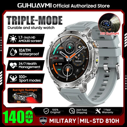 New TANK Ultra 1400mAh Battery Military Smart Watch