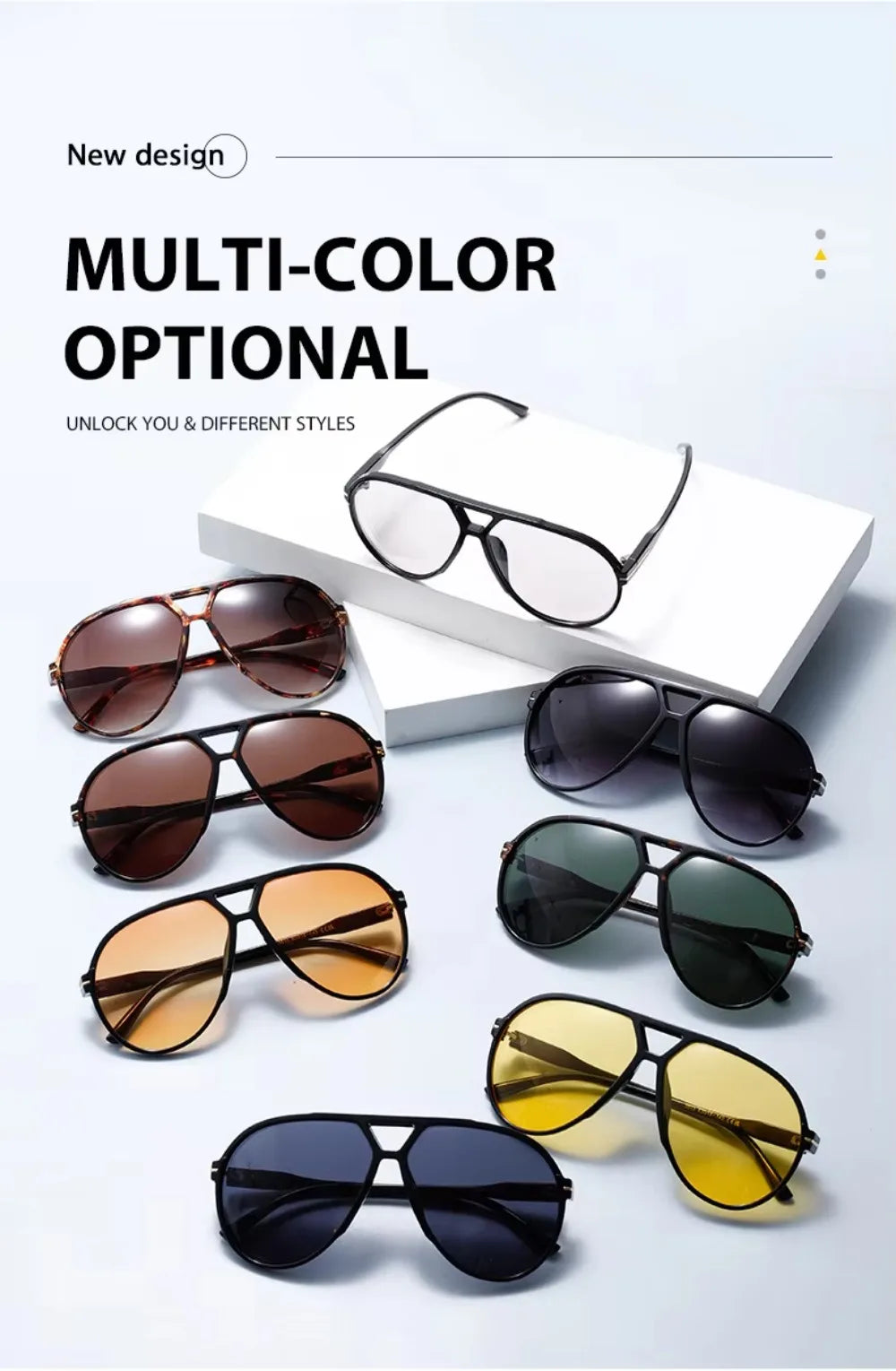 3515 Designer Inspired Sunglasses Vintage Oversized