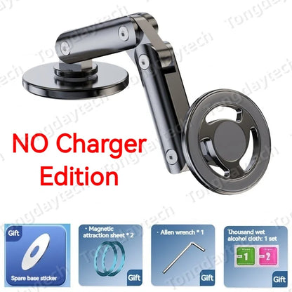 15W Car Magnetic Wireless Charger Holder 360 Rotation