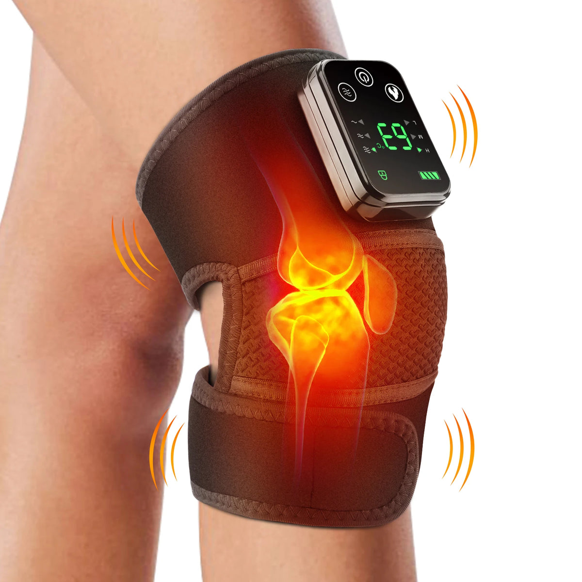 Rechargeable Knee Massager 3 Gear Vibration Massage