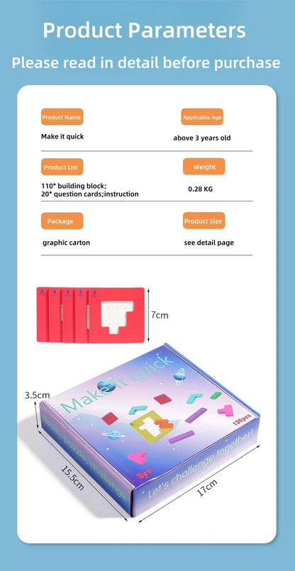 3D Puzzle Two-person Interactive Desktop Game