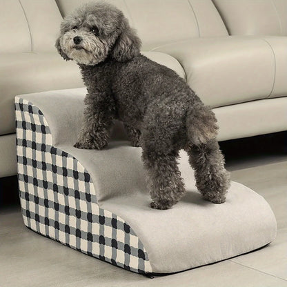 Pet 2/3 Steps High Density Foam Dog Secure Stairs Ramps