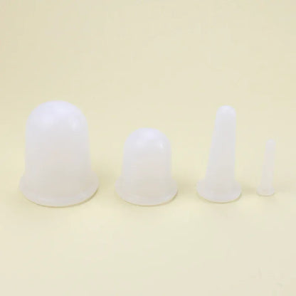 Silicone Vacuum Cupping Massage Jars Anti Cellulite