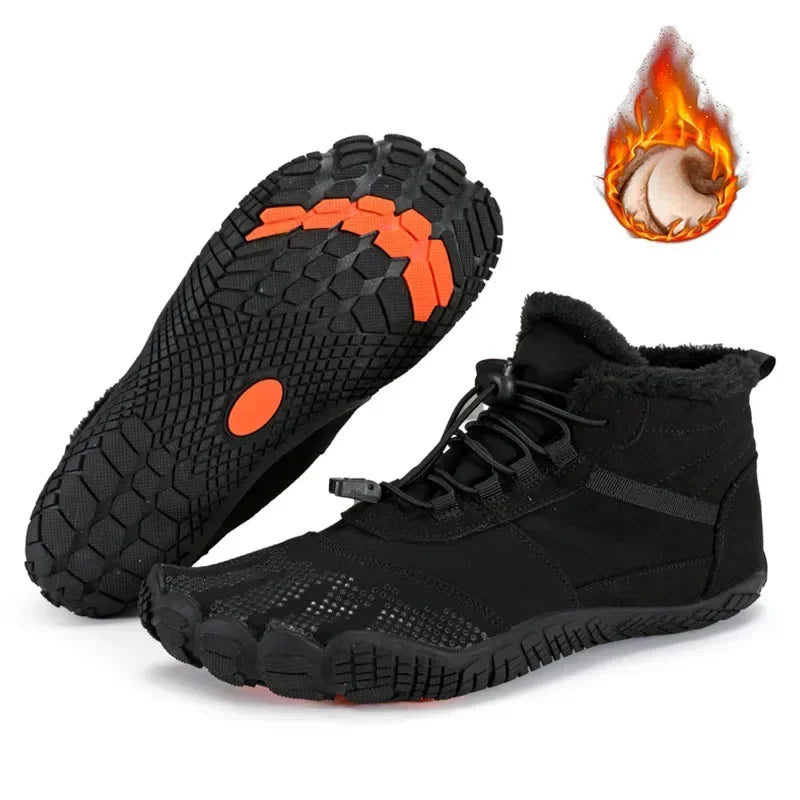 Men Plush Winter Boots Shoes Women Waterproof Snow Cotton Boots