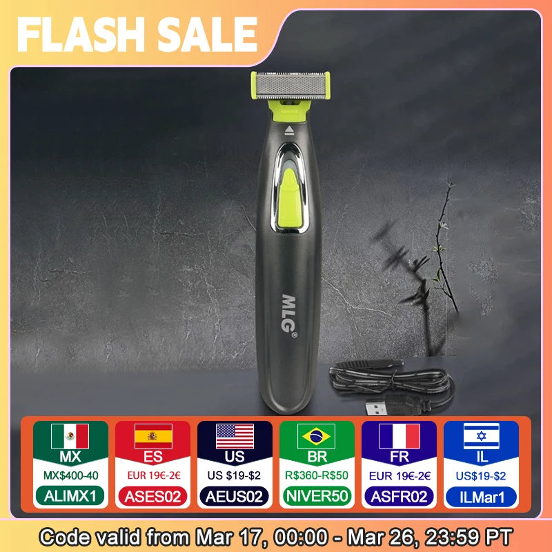 MLG Electric Shaver For Men and Women Portable Trimmer