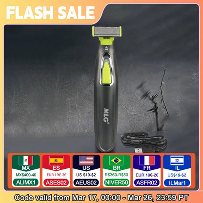 MLG Electric Shaver For Men and Women Portable Trimmer