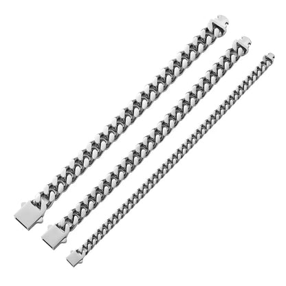 316 Stainless Steel Plated 18k Gold Fashion Hip Hop Bracelet