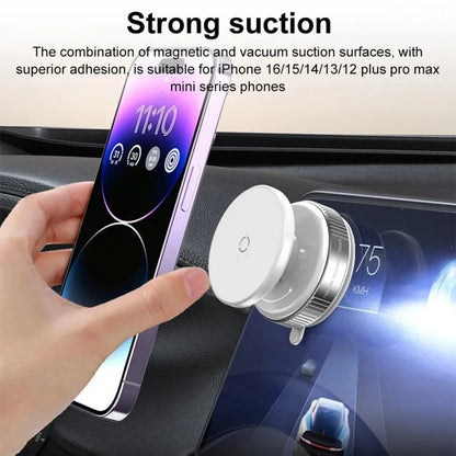 Car Phone Holder, Magsafe Magnetic Vacuum Intelligent Car Mount