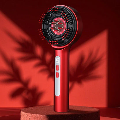 Electric Micro-current Massage Comb Red Light Hair Care