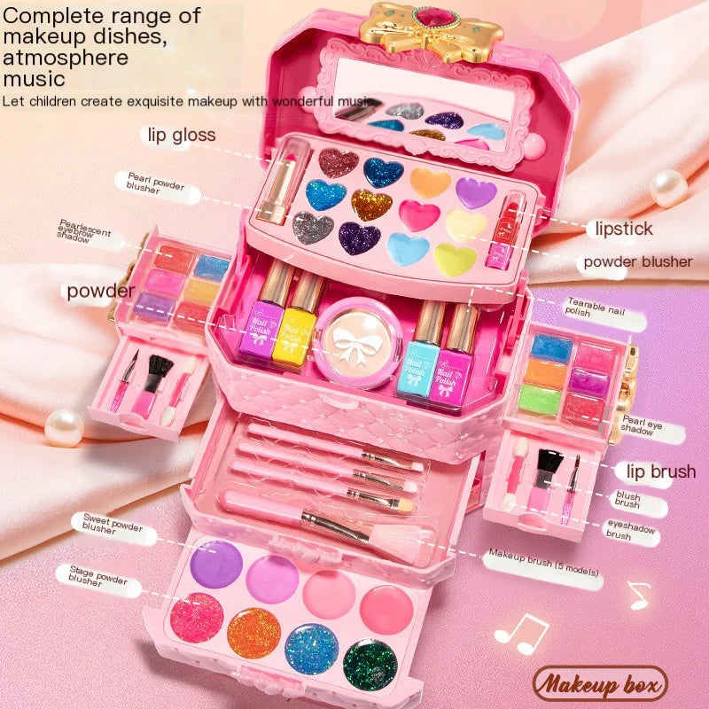 Kids Washable Makeup Girl Toys - Kids Makeup Kit