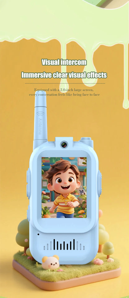 Children's Video Walkie Talkies 2 Pack Rechargeable