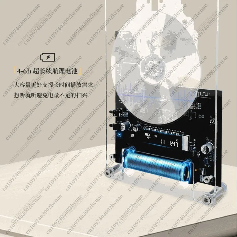 Transparent Acrylic Wall-mounted Photo Frame Cd Player