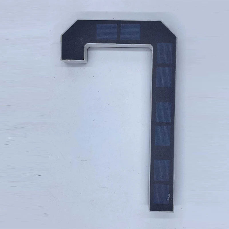 LED Solar House Number Light Waterproof Address Plate
