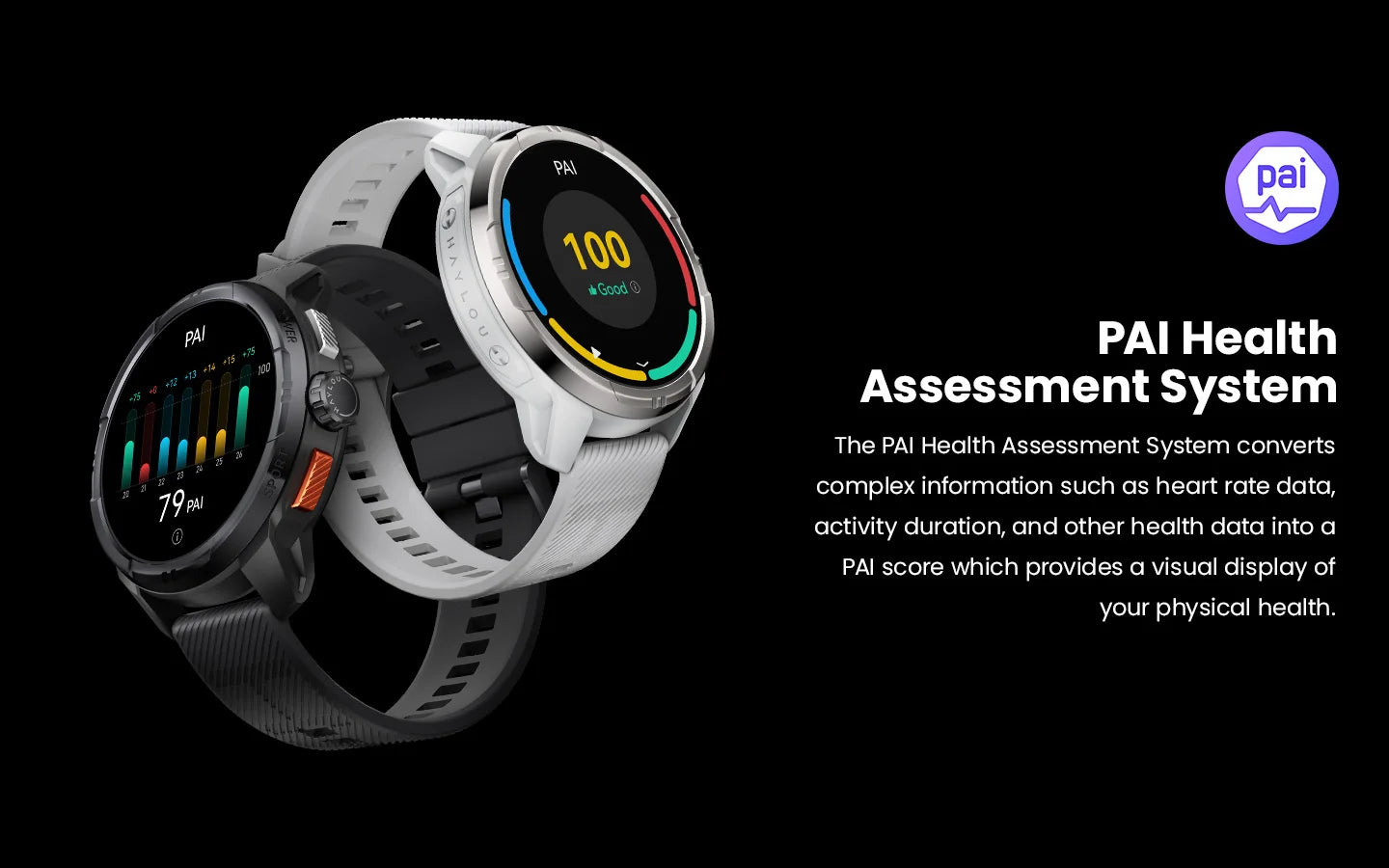HAYLOU Solar Ultra GPS Smartwatch 1.6” AMOLED Display