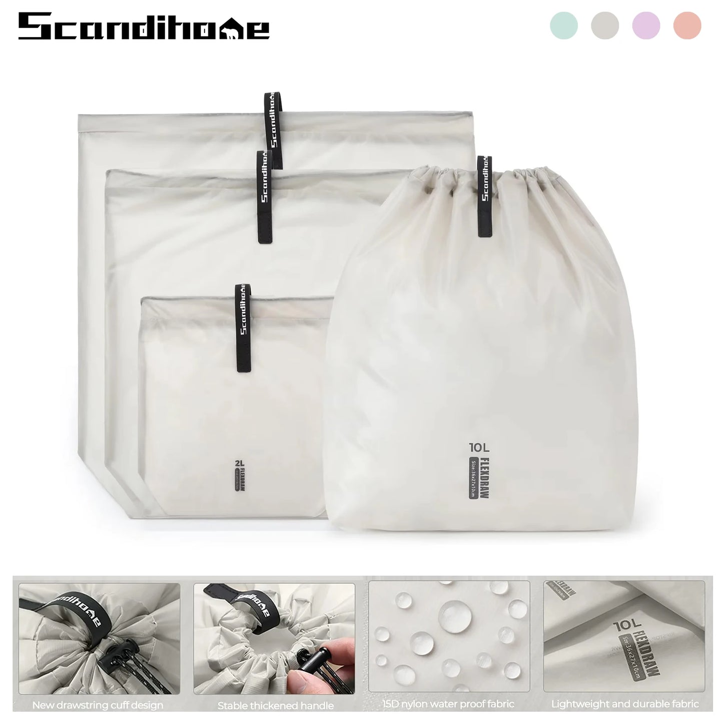Travel Organizer Pouch with Multiple Pockets for Outdoor