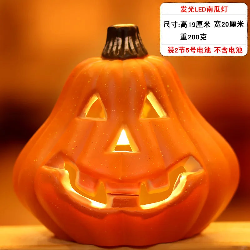 1Pc Decorative Pumpkin Halloween Props Lantern