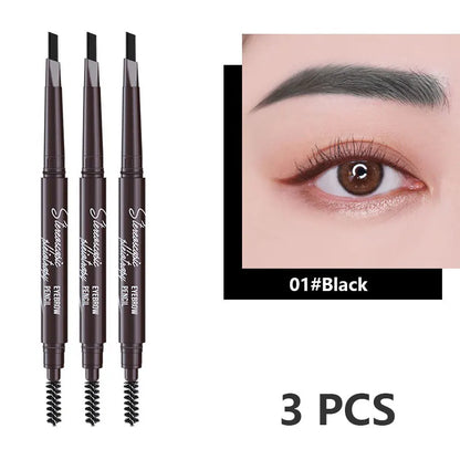 Eyebrow Pencil Waterproof Microblading Eyebrow Pen Marker Brow