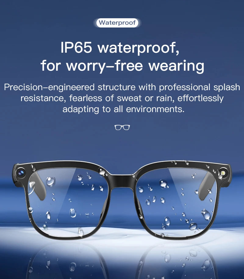 New Smart AI Glasses 1080P HD Video Record Camera ChatGPT