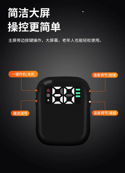 Heated Waist Belt, Hot Compress Infrared Double Motor