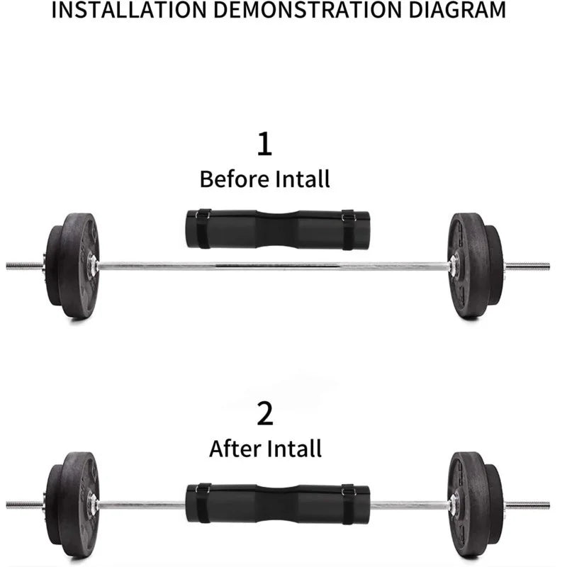 Barbell Pad for Hip Thrust Squat,Non‑Slip Thick Foam