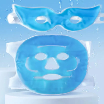 Face Cooling Mask Gel Eye Mask Ice Pack Cooling PVC Hot Cold Therapy Skin Care