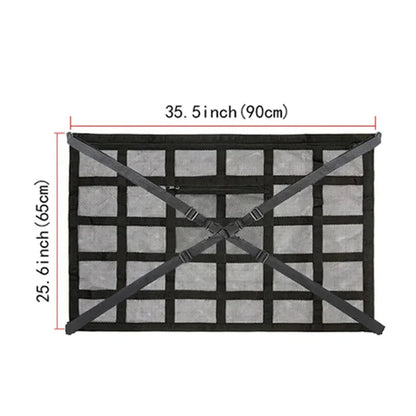 Car Ceiling Storage Net Pocket Auto Stowing Tidying