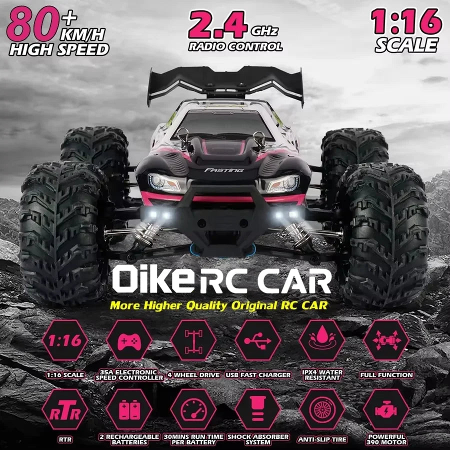 Super Brushless 50KM/H Brushed RC Car Off Road Buggy Toy