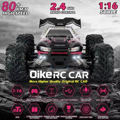 Super Brushless 50KM/H Brushed RC Car Off Road Buggy Toy