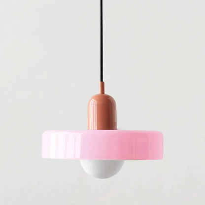 Nordic Retro Glass Pendant Lamps Indoor E27 LED Chandelier