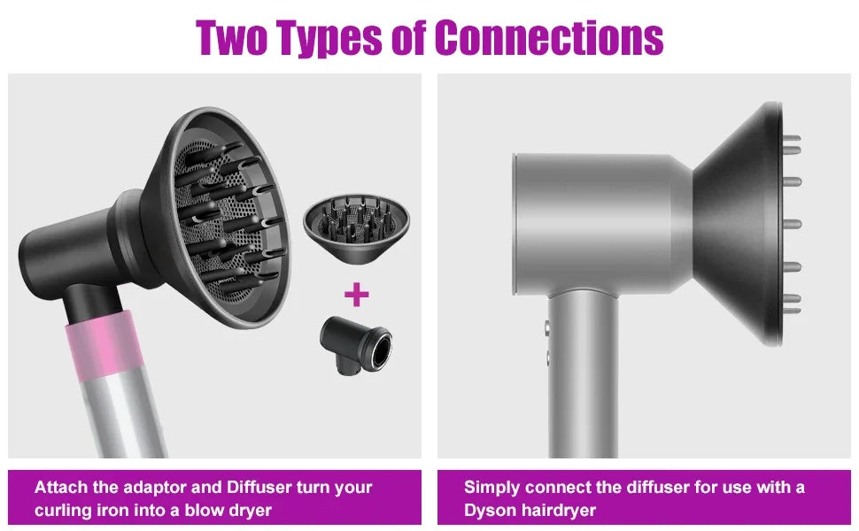 Hair Dryer  Curl Hair Outlet Accessories Diffusion Drying Styling