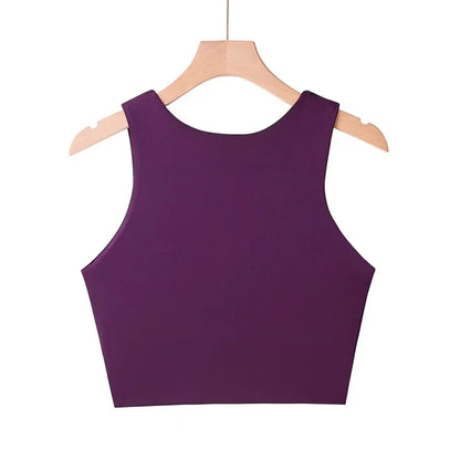 Summer Fashion Women Sexy Slim Tops O-neck Sleeveless