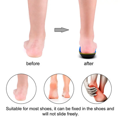 IFITNA Flat Feet Orthopedic Insoles Arch Support