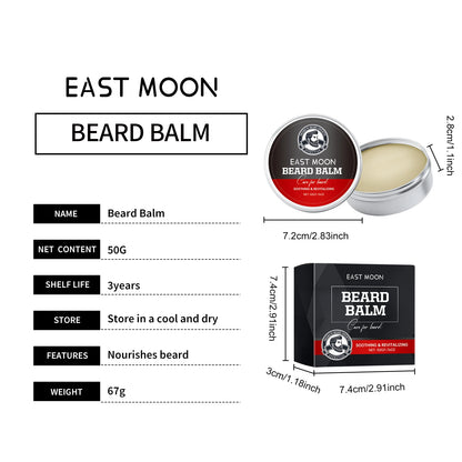 Coconut Oil Textured Beard Wax Reduces Frizz Deep Cleans