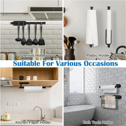 Adhesive Toilet Paper Holder Stainless Steel Wall Mount