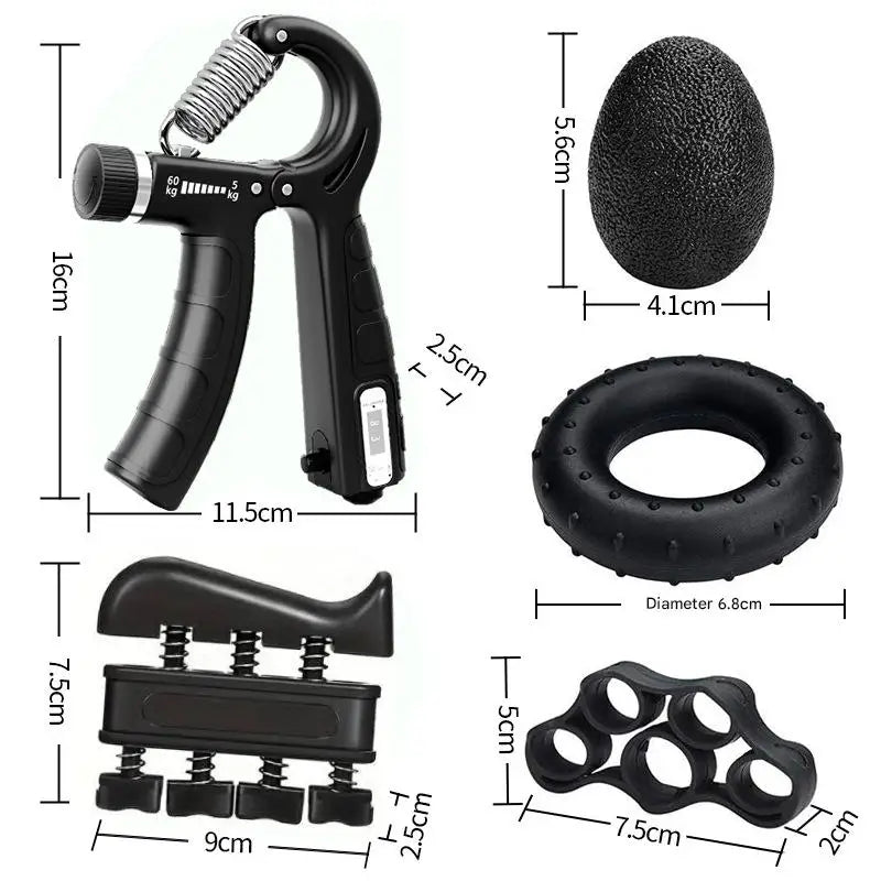 Grip Strength Trainer Set Wiht Finger Trainer Hand Grip