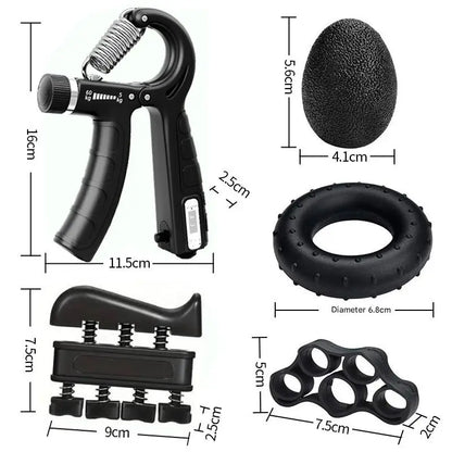Grip Strength Trainer Set Wiht Finger Trainer Hand Grip