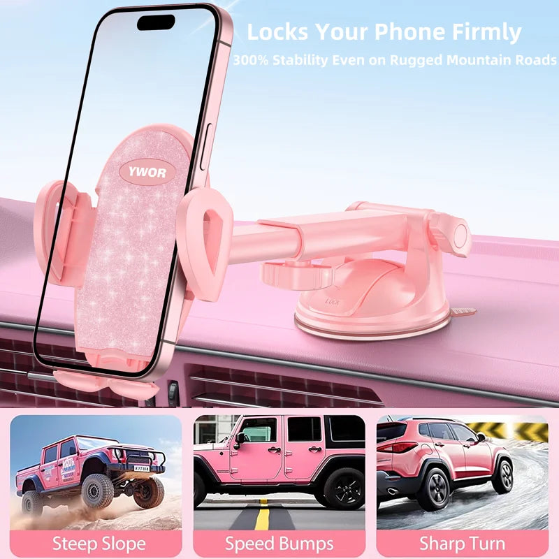 Car Phone Holder 360° Rotation Phone Holders Mount Dashboard