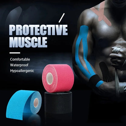 Sports Waterproof Kinesiology Tape Stickers Athletic Bandage