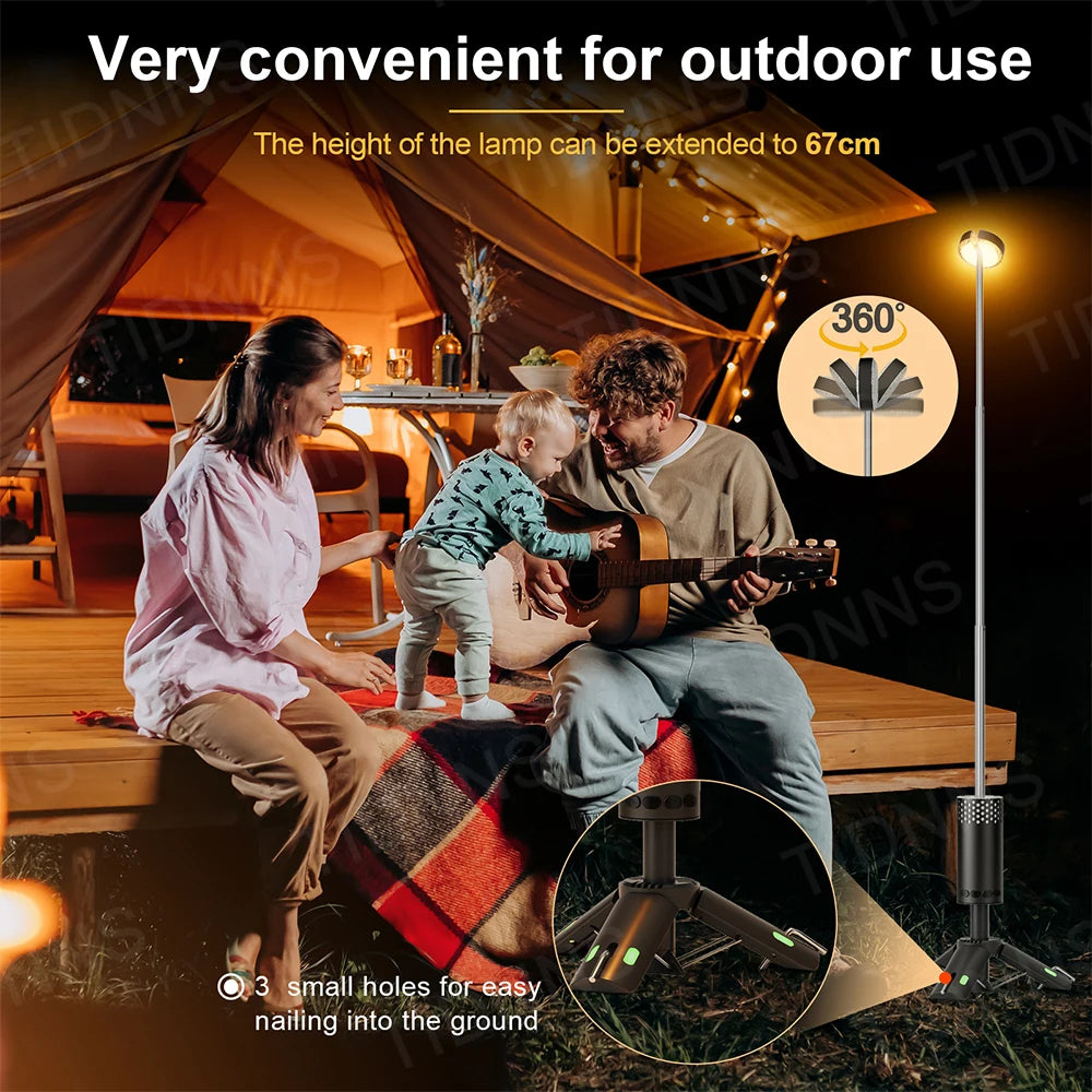 Telescopic Camping Light Rechargeable Fishing Lantern