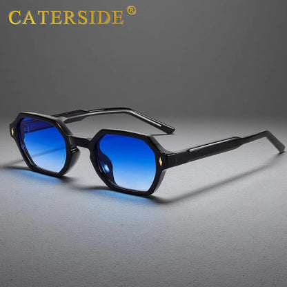 Punk Polygonal Men Sunglasses Personalized Design Square