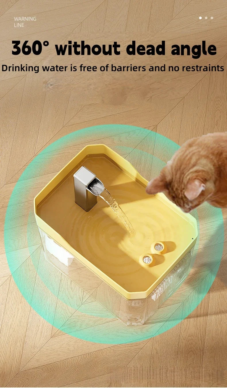 Cat Water Fountain Auto Filter USB Pet Drinking Dispenser
